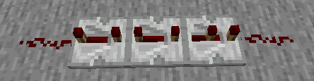 Image of redstone repeaters as delays